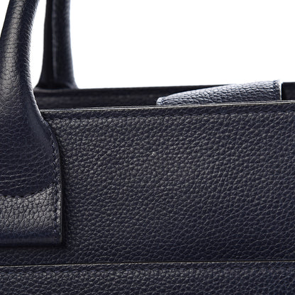 Chanel Grained Calfskin Medium Neo Executive Shopper Tote Dark Blue 8 of 13