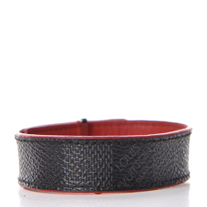 Louis Vuitton Damier Graphite LV Slim Bracelet 21 3 of 11