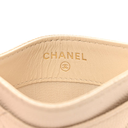 Chanel Caviar Quilted Card Holder Light Beige 7 of 12