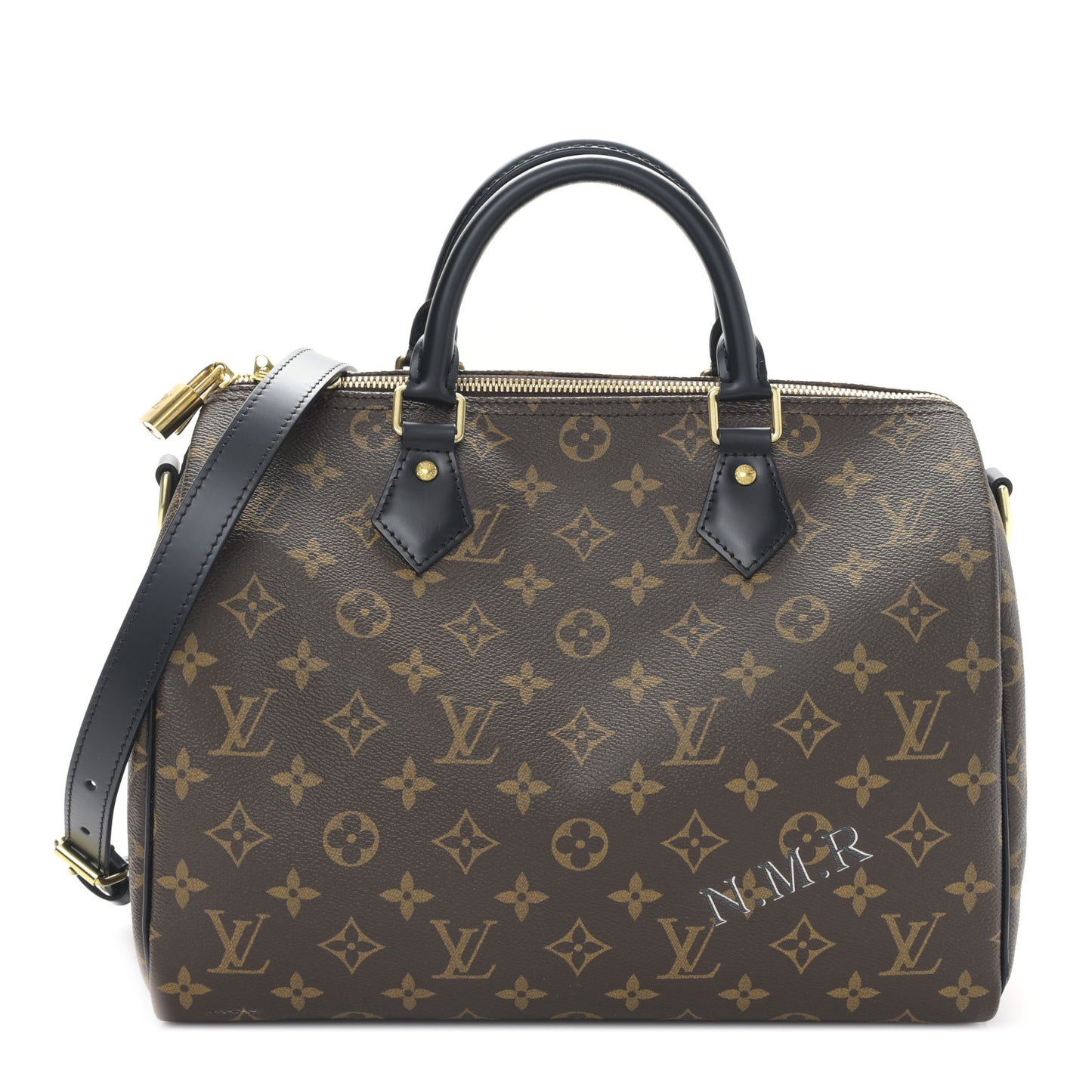 Monogram My World Tour Speedy Bandouliere 30 Black
