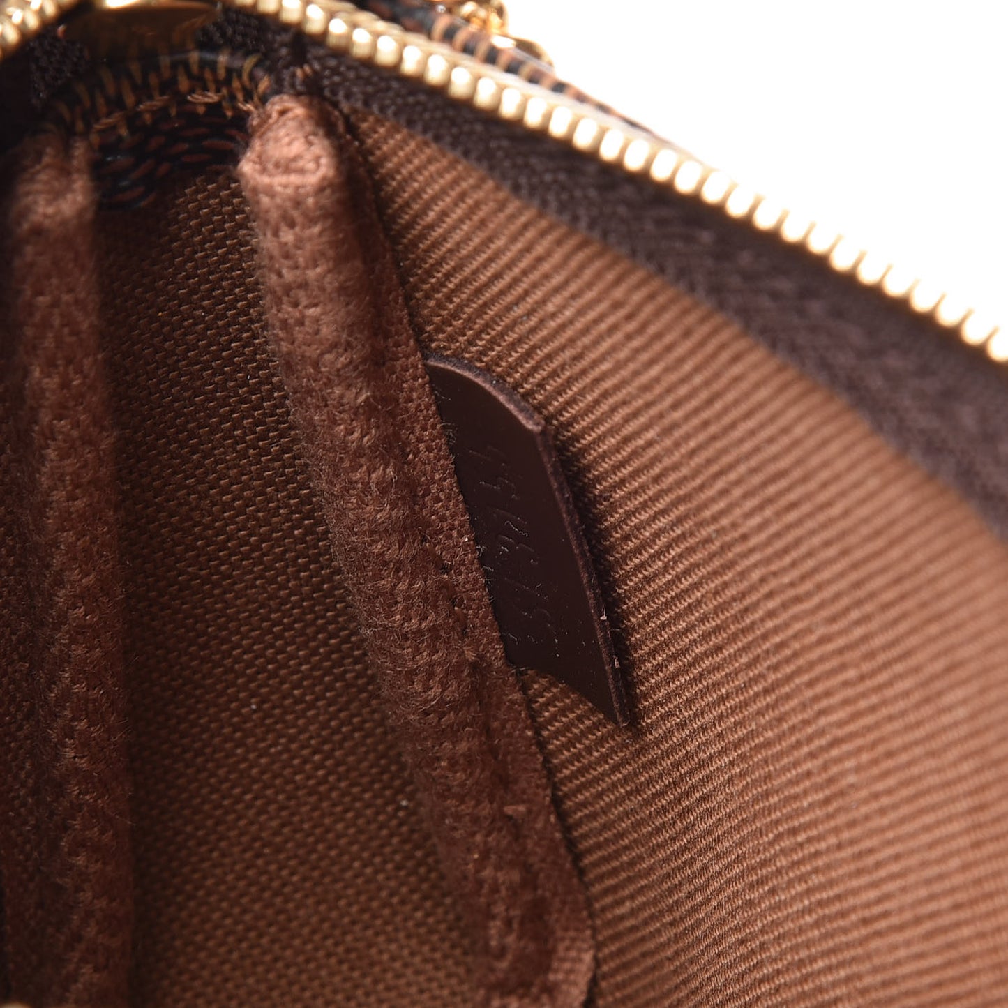 Damier Ebene 2015 Christmas Animation Mini Pochette Accessories