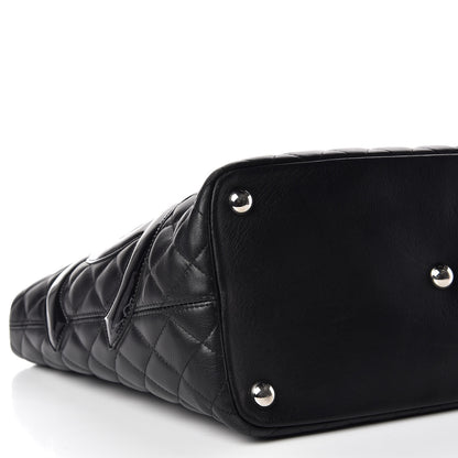 Chanel Calfskin Quilted Large Cambon Tote Black 10 of 15