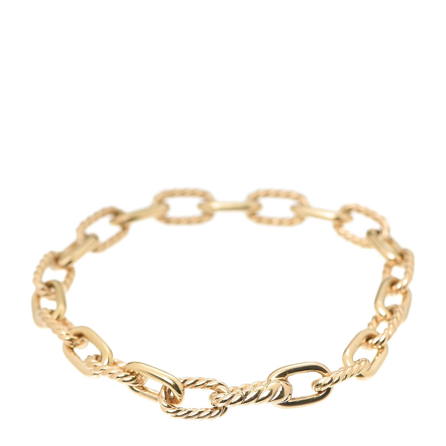 18K Yellow Gold 6mm Madison Classic Chain Bracelet