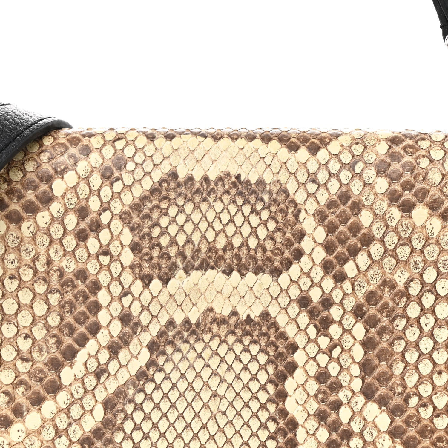 Louis Vuitton Snakeskin Lockme II Top Handle Black 9 of 12