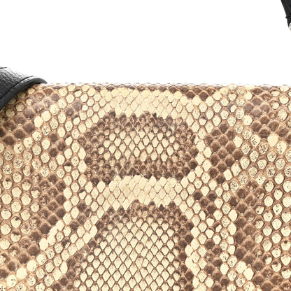 Louis Vuitton Snakeskin Lockme II Top Handle Black 9 of 12