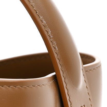 Saint Laurent Shiny Calfskin Le 37 Small Bucket Bag Dark Cork 12 of 12