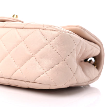 Chanel Lambskin Quilted Mini Rectangular Pearl Crush Flap Light Beige 9 of 12