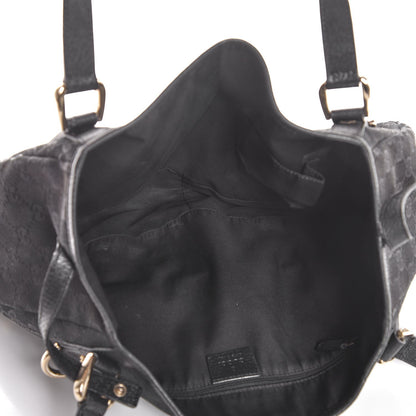 Gucci Monogram Medium Abbey Shoulder Bag Black 5 of 12