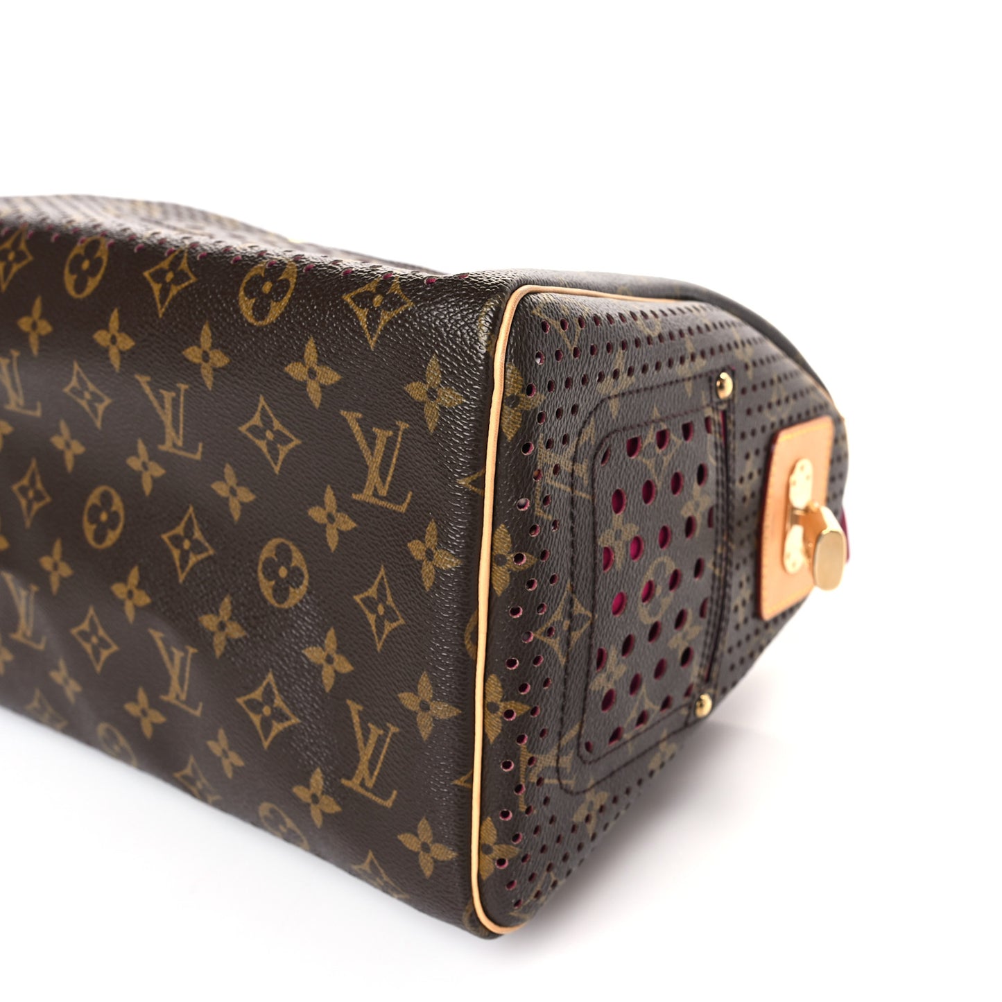 Monogram Perforated Speedy 30 Fuchsia