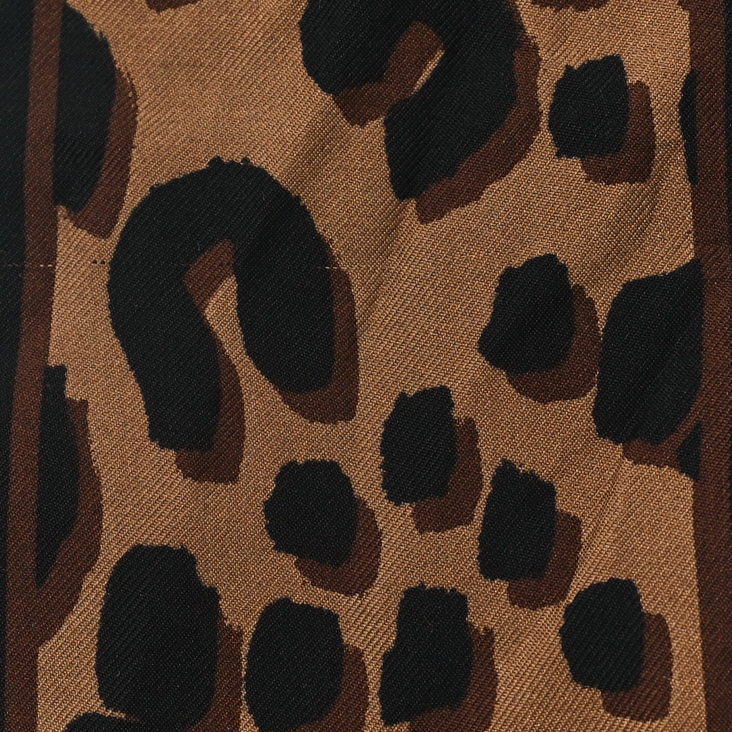 Louis Vuitton Silk Leopard Bandeau Scarf Marron 3 of 3