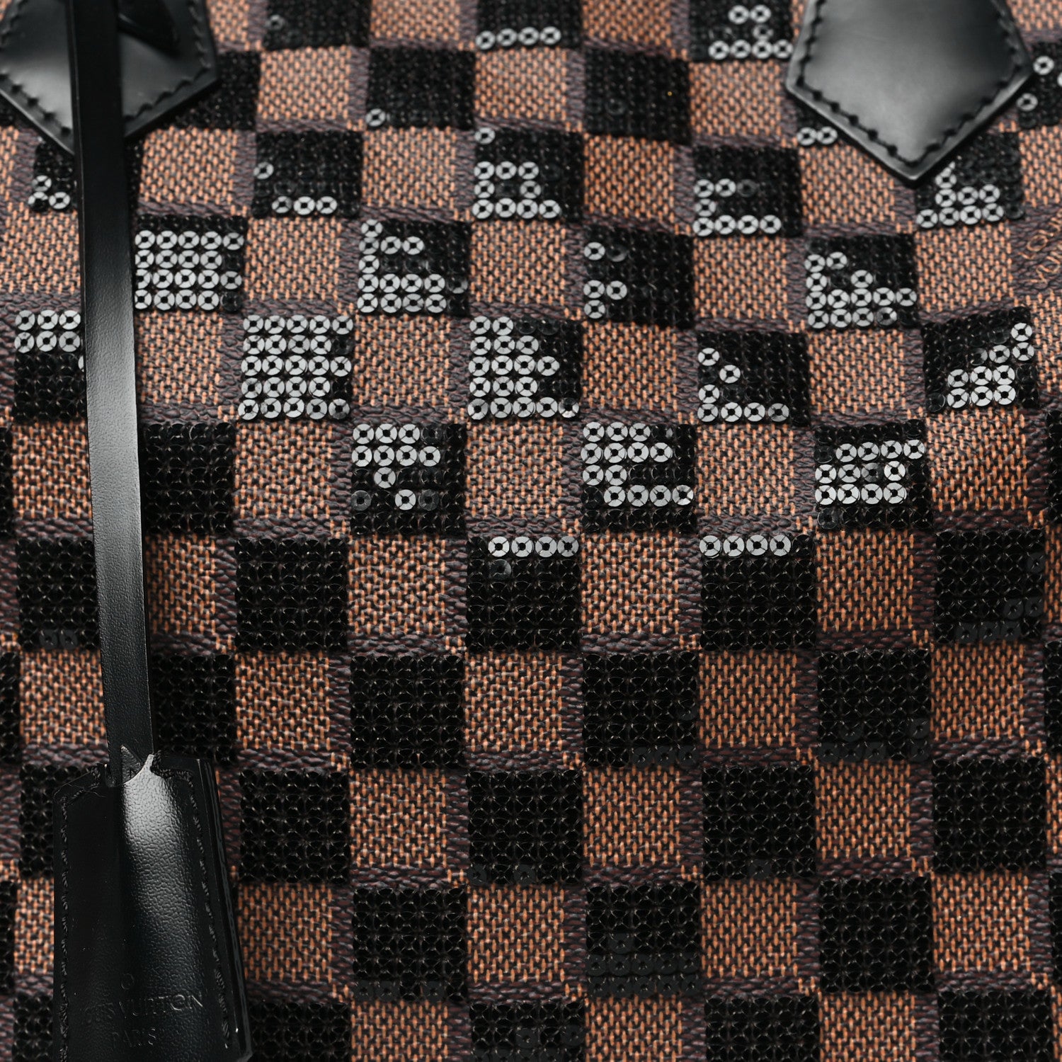 Louis Vuitton Damier Paillettes Speedy 30 Black 6 of 9