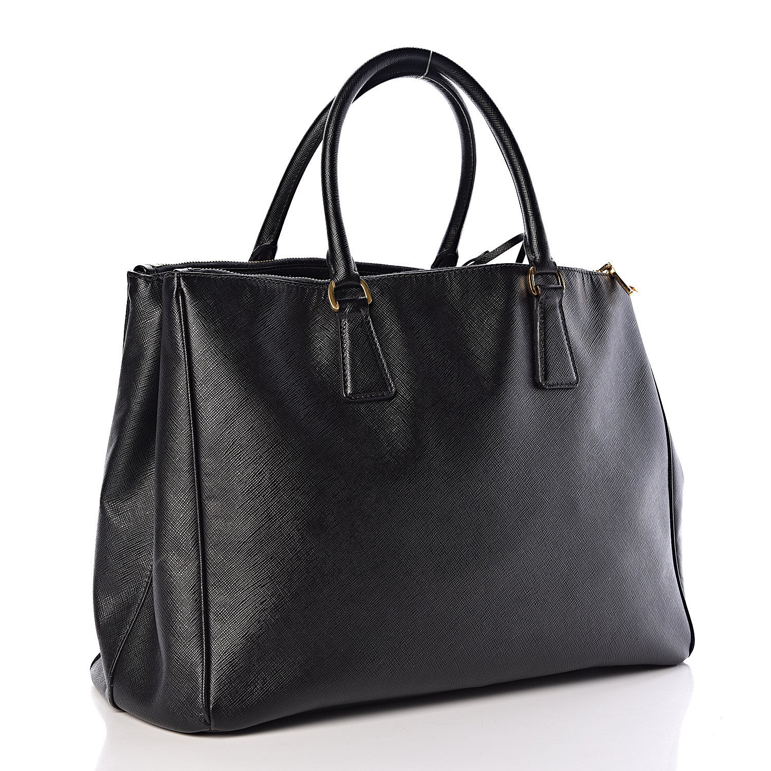 Prada Saffiano Large Galleria Double Zip Tote Black 3 of 10