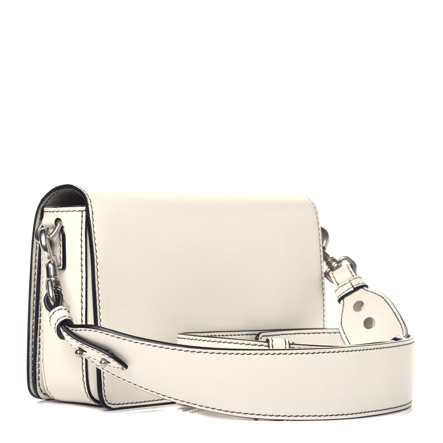 Christian Dior Smooth Calfskin Dio(r)evolution Flap Bag Off White 3 of 9