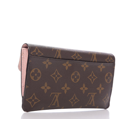 Louis Vuitton Monogram Jeanne Wallet Rose Ballerine 2 of 7