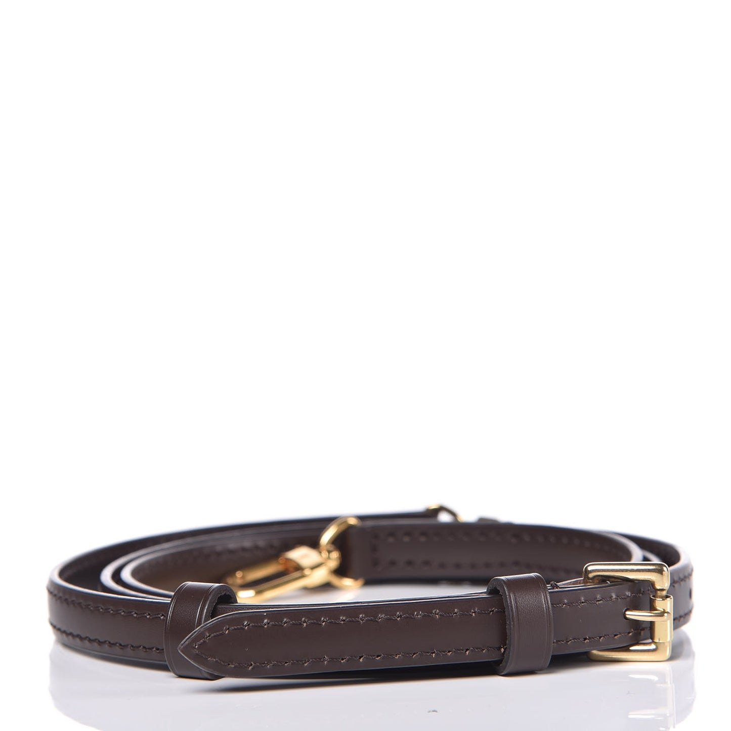 Calfskin 12mm Adjustable Shoulder Strap Brown