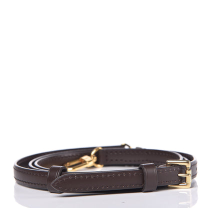 Louis Vuitton Calfskin 12mm Adjustable Shoulder Strap Brown 2 of 3