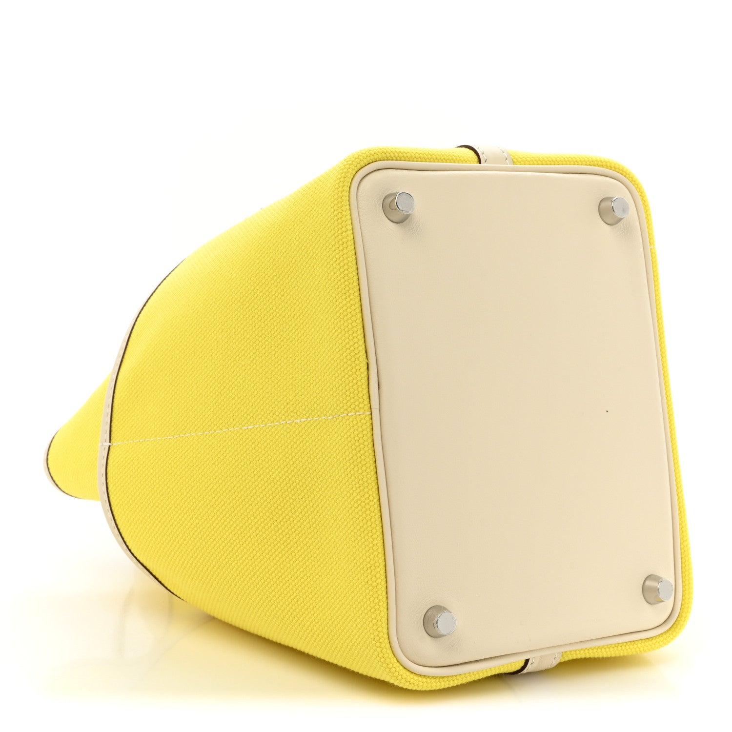 Hermes Toile Goeland Swift Cargo Picotin Lock 18 Jaune Citron Nata 4 of 10