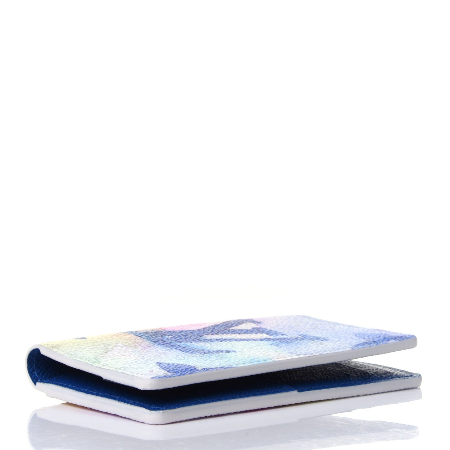 Monogram Watercolor Pocket Organizer NM Multicolor