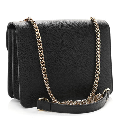 Gucci Dollar Calfskin Small Interlocking G Shoulder Bag Black 3 of 11