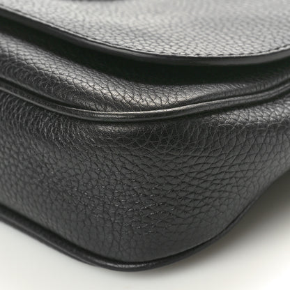 Gucci Pebbled Calfskin Medium Soho Flap Crossbody Black 10 of 11
