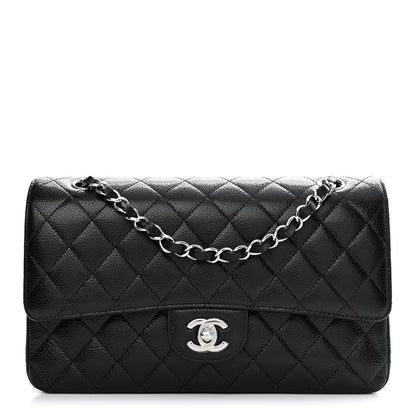 Chanel Caviar Quilted Medium Double Flap Black 1 of 11