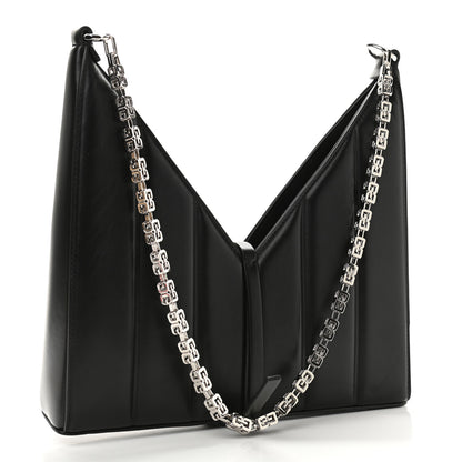 Givenchy Lambskin Padded Small Cut Out Shoulder Bag Black 2 of 8