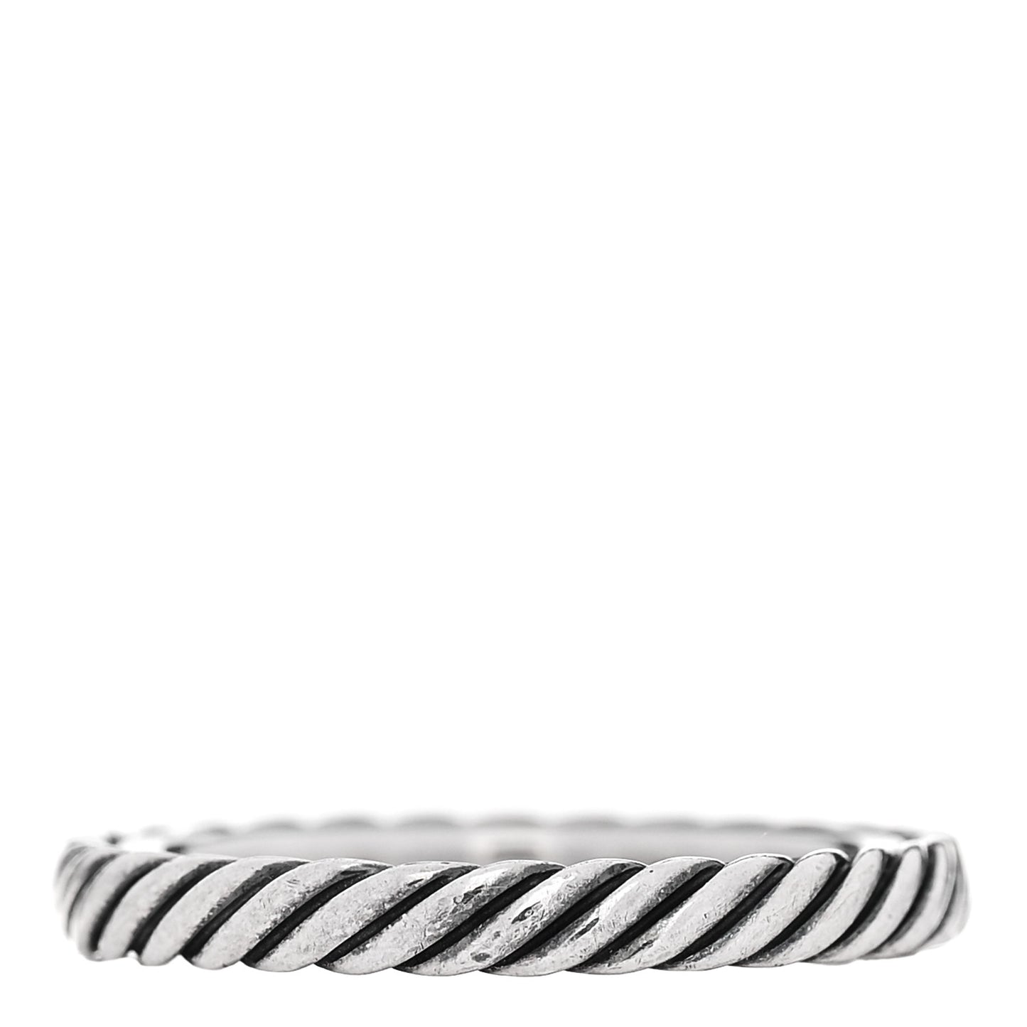 Sterling Silver Cable Classics Band Ring 54 7