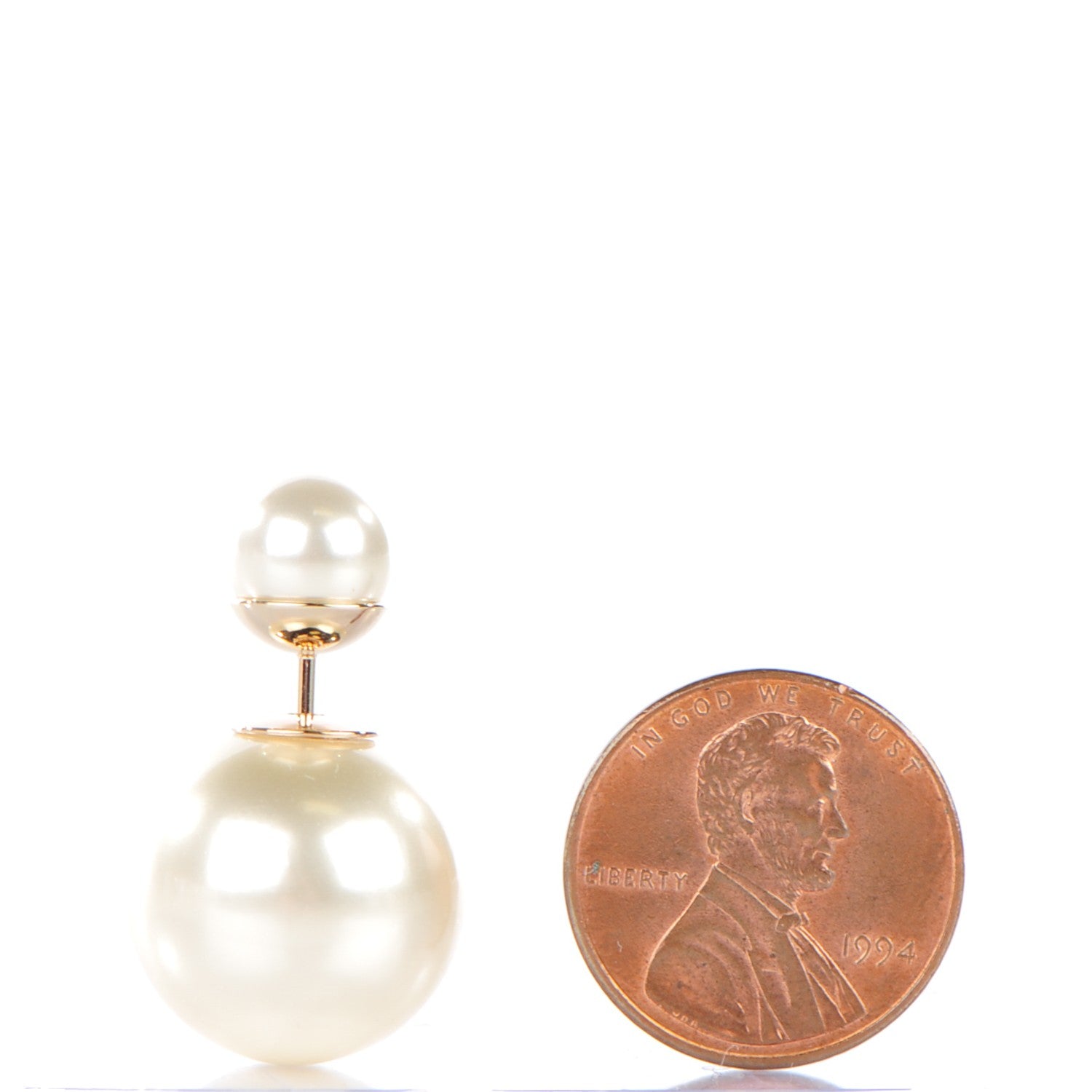 Christian Dior Pearl Mise En Dior Tribal Earrings 2 of 5