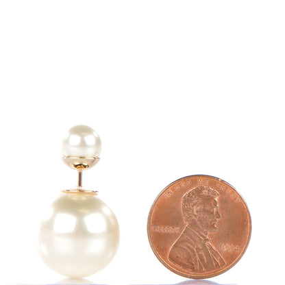 Christian Dior Pearl Mise En Dior Tribal Earrings 2 of 5