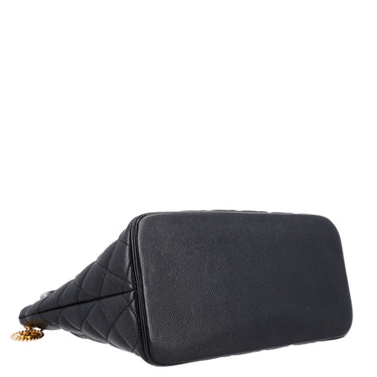 Chanel Caviar Quilted Medallion Tote Black 4 of 10