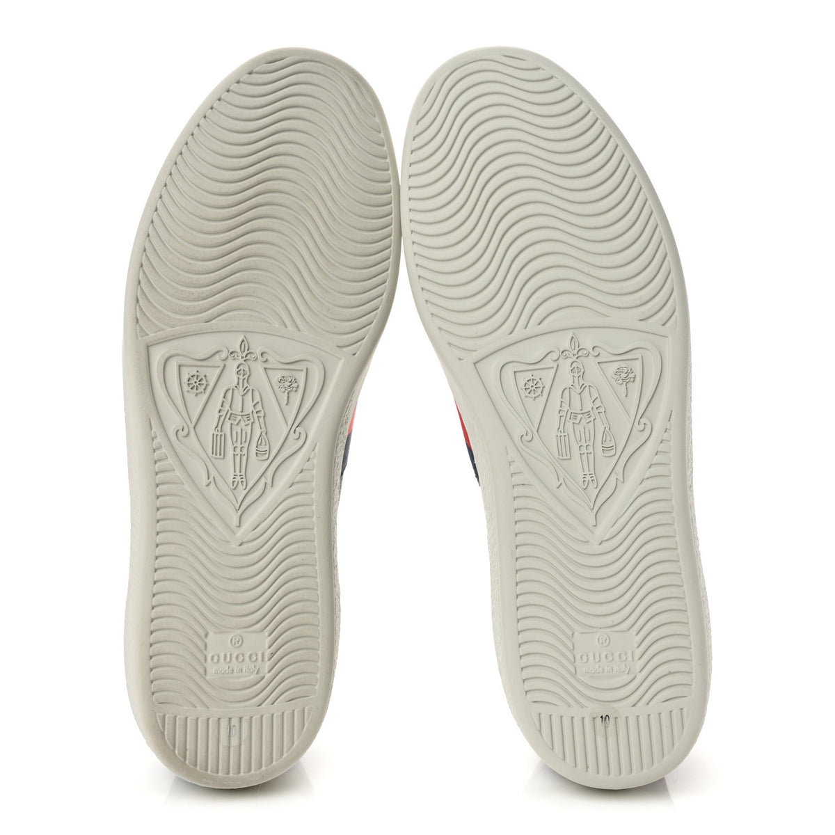 Gucci GG Supreme Monogram Ayers Web Mens New Ace Sneakers 10 Black 6 of 10