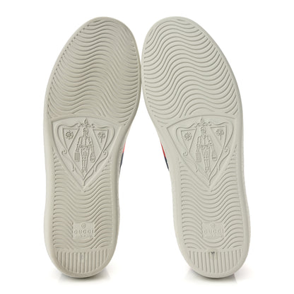 Gucci GG Supreme Monogram Ayers Web Mens New Ace Sneakers 10 Black 6 of 10