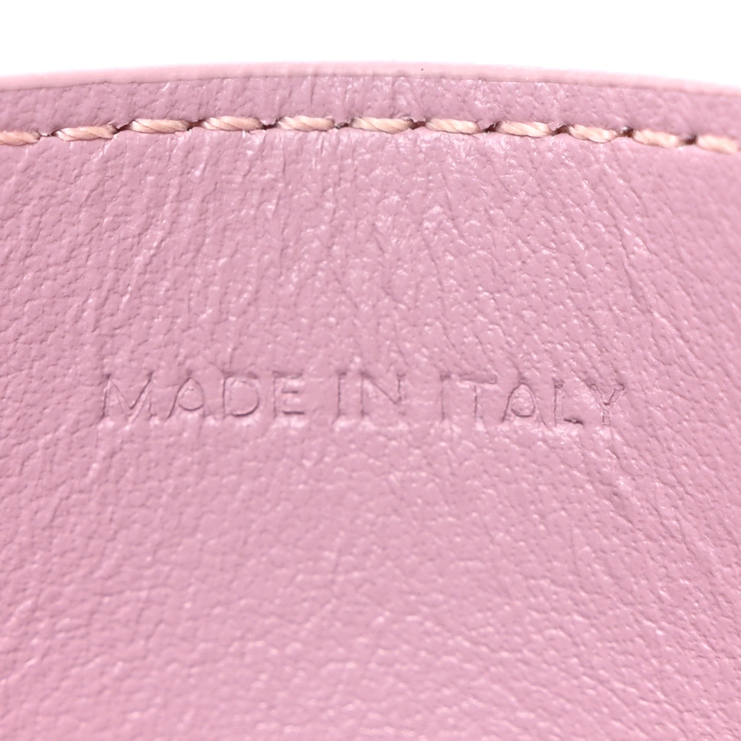 Celine Shiny Calfskin Triomphe Card Holder Petal 7 of 9