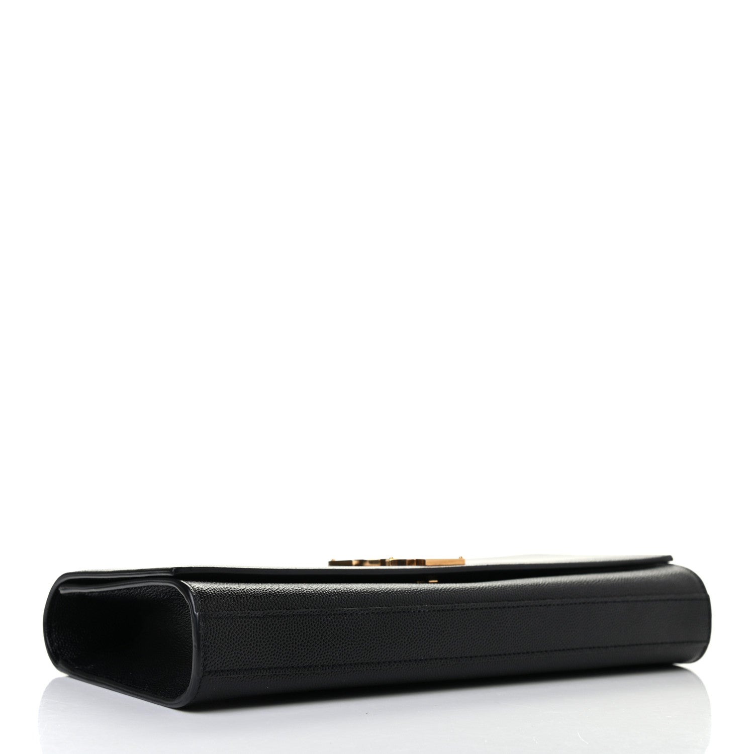 Saint Laurent Grain De Poudre Monogram Cassandre Clutch Black 7 of 15