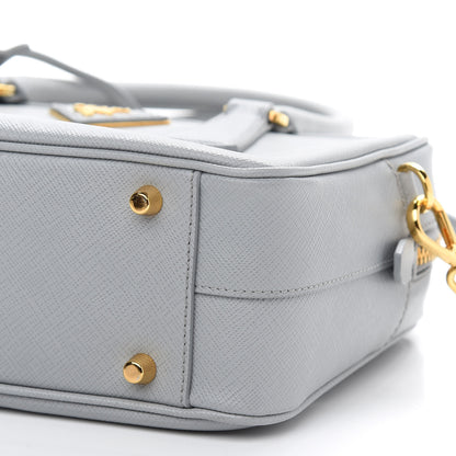 Prada Saffiano Lux Petite Bowler Nube 9 of 9