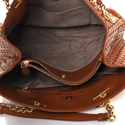 Bottega Veneta Nappa Intrecciato Medium Classic Chain Strap Tote Noce 5 of 11