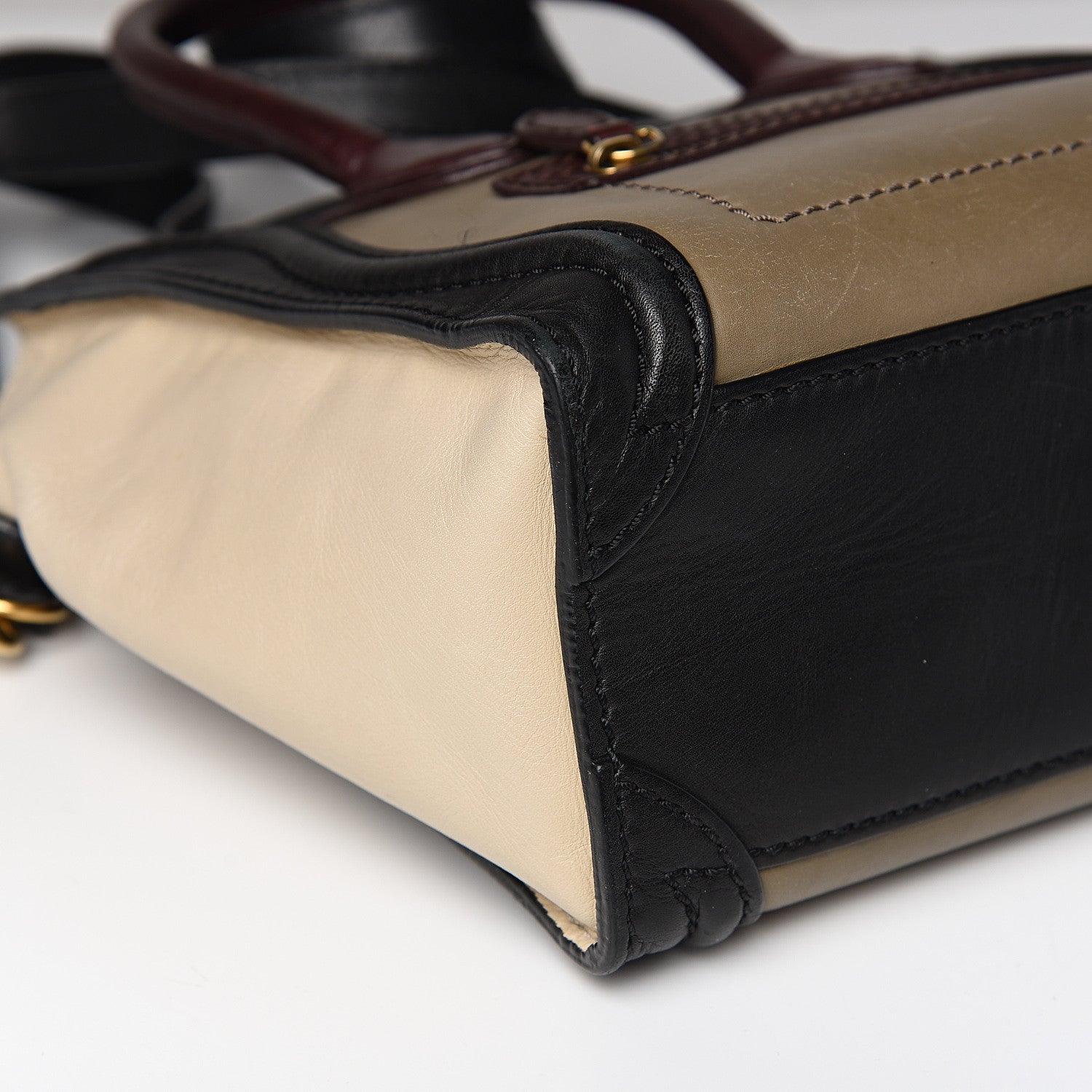 Celine Smooth Calfskin Nano Tri-Color Luggage Grey 6 of 9