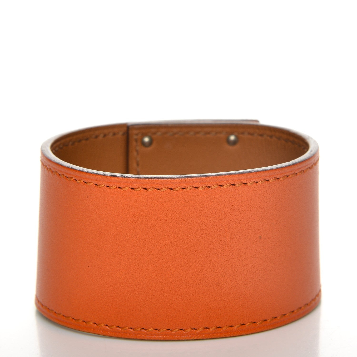Hermes Box Kelly Dog Bracelet Orange 3 of 5
