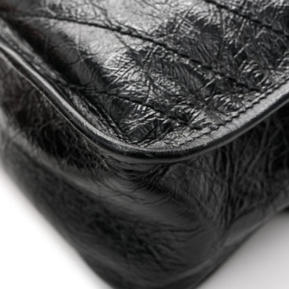 Saint Laurent Crinkled Calfskin Matelasse Monogram Large Niki Chain Satchel Black 13 of 13