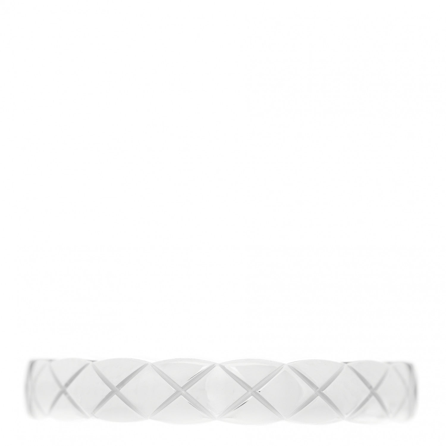 Chanel 18K White Gold Mini Coco Crush Ring 51 5.75 3 of 5