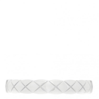 Chanel 18K White Gold Mini Coco Crush Ring 51 5.75 3 of 5