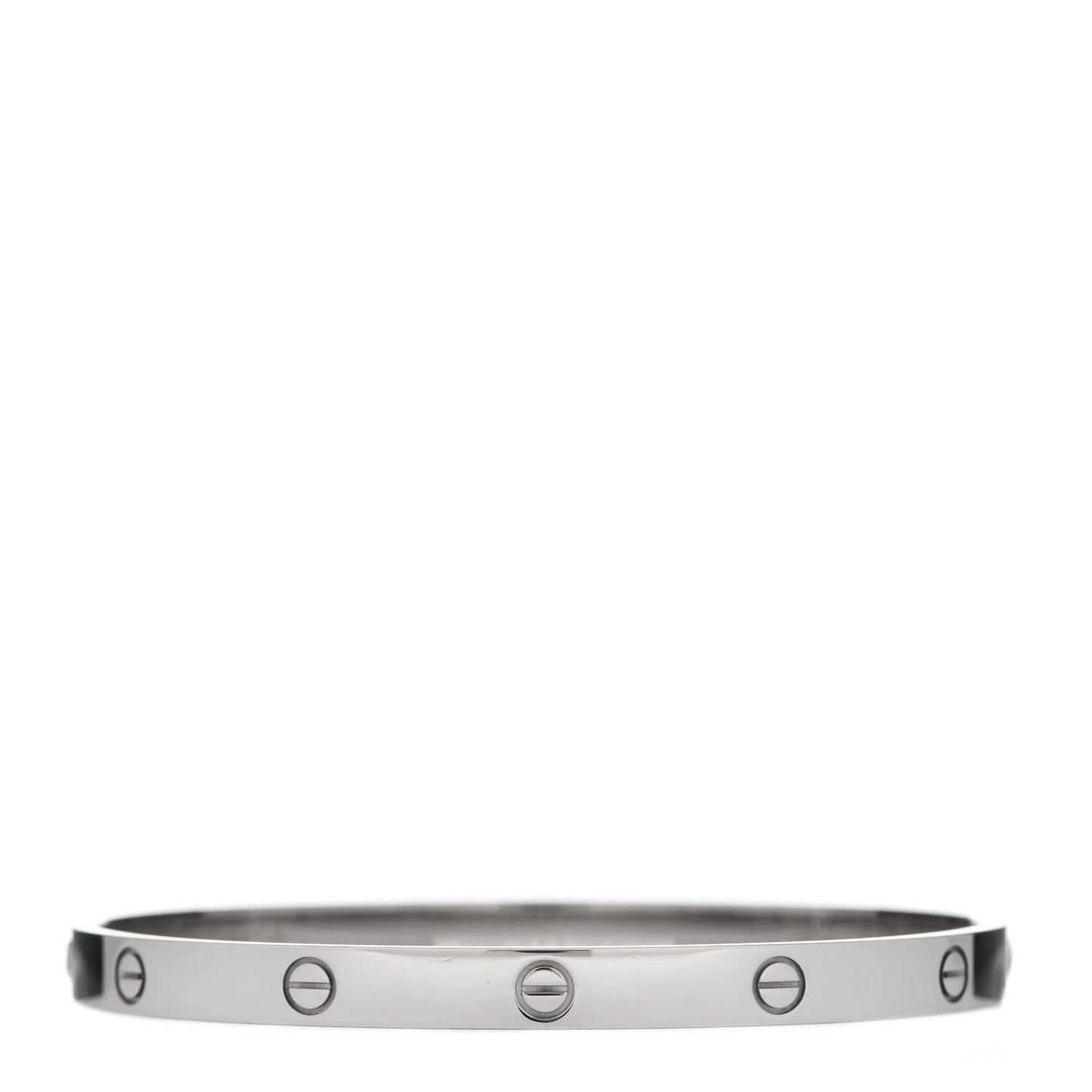 18K White Gold LOVE Bracelet 21