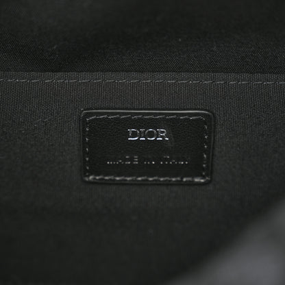 Christian Dior Oblique Jacquard Grained Calfskin Lingot Toiletry Bag Black 6 of 11