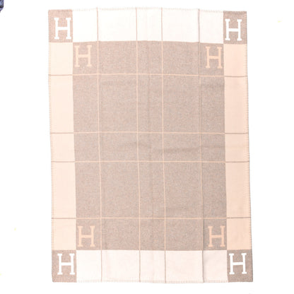 Hermes Wool Cashmere Avalon III Blanket Coco Camomille 2 of 3