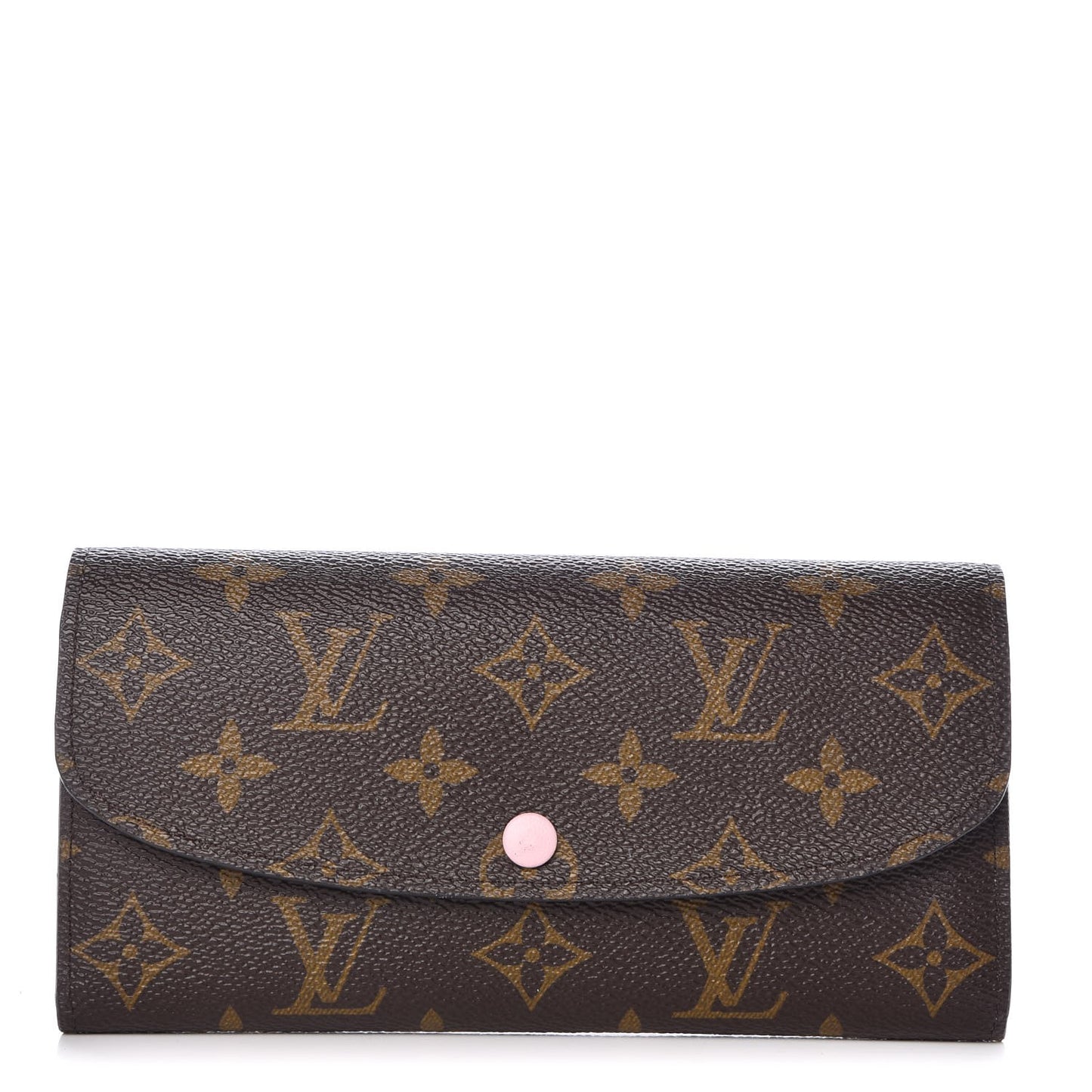 Monogram Emilie Wallet Rose Ballerine