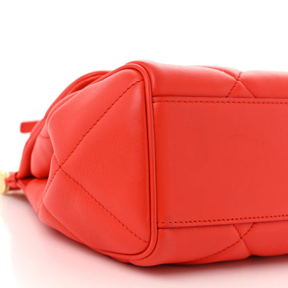 Dolce & Gabbana Calfskin Quilted Small Miss Sicily Satchel Red 8 of 9