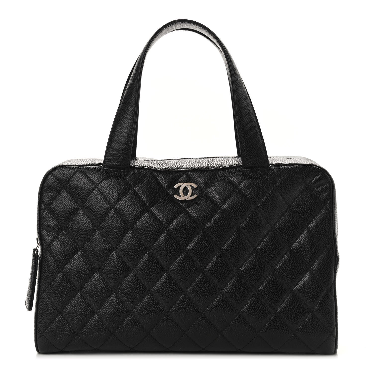 Chanel Caviar Quilted Bowler Black 1 of 9