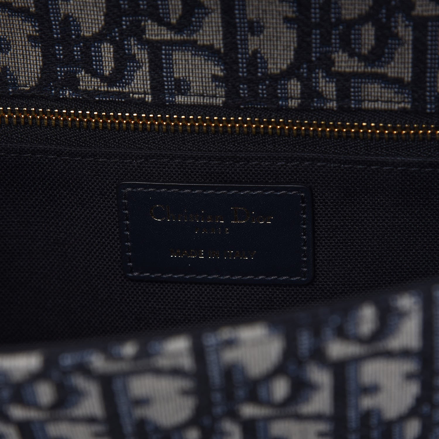 Christian Dior Oblique 30 Montaigne Flap Bag Blue 8 of 10