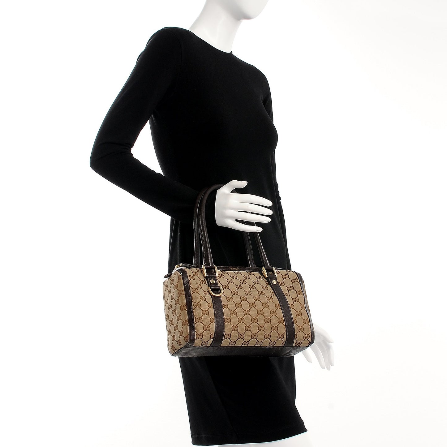 Monogram Small Abbey Boston Dark Brown