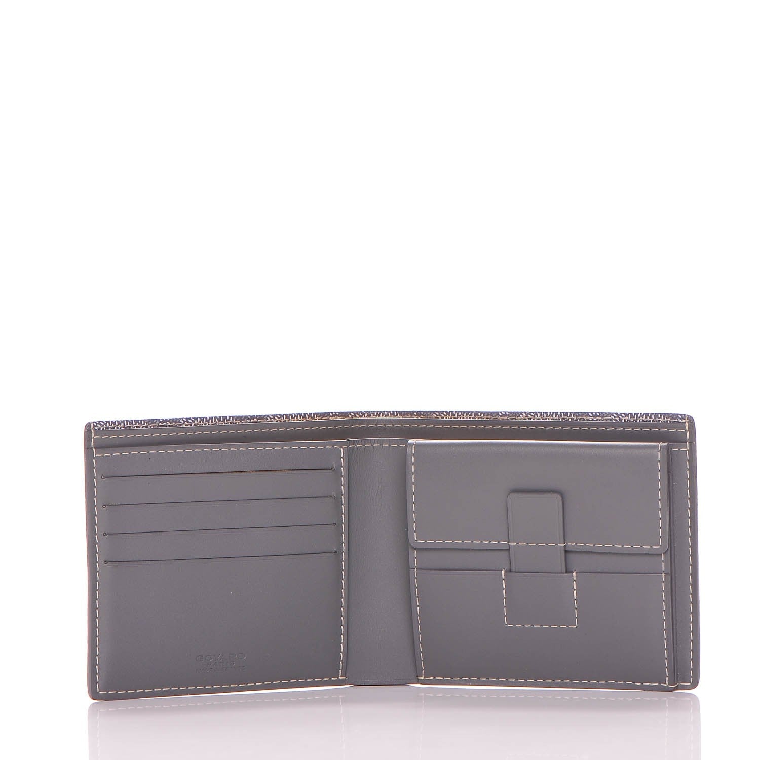 Goyard Goyardine Saint Florentin Bi-Fold Wallet Grey 12 of 14